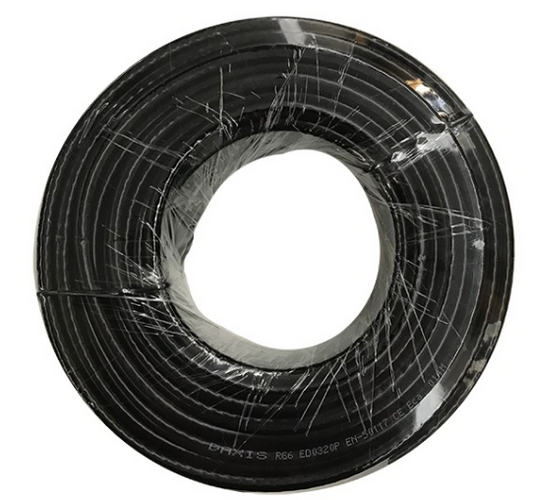 Rolo Cabo Coaxial RG6 Preto (25 mts) - DAXIS