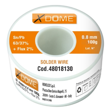 Rolo de Solda 60/40 0,8mm (100g) - XDOME