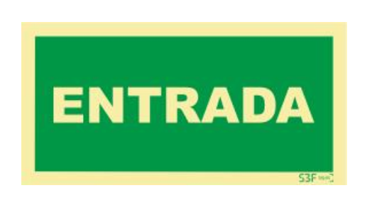 Saída de Emergência - Fotoluminescente (200mmx100mm)