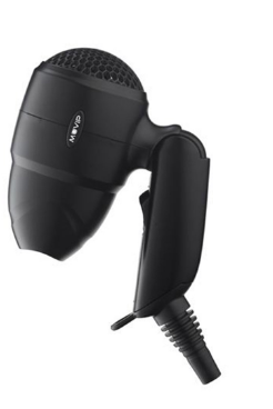 Secador de Cabelo de Viagem 1200W Dobrável (Preto) -MUVIP