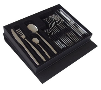 Set de Talheres Lisbon 24 Peças (Aço Inoxidável) - SILAMPOS