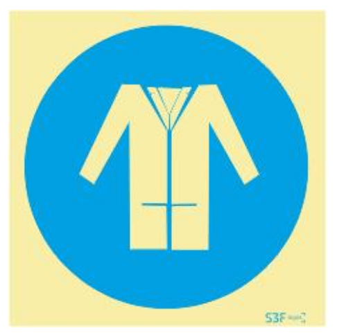 Sinais de Obrigação - Vinil 150x150mm
