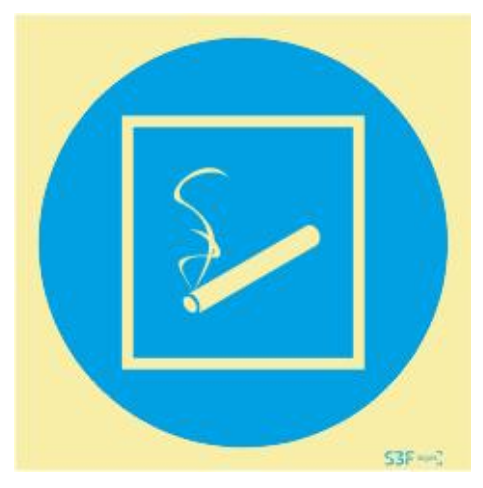 Sinais de Obrigação - Vinil 150x150mm