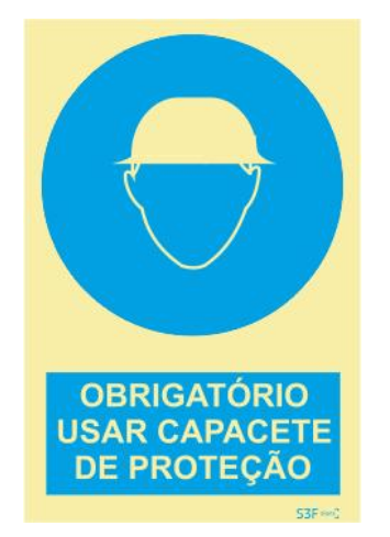 Sinais de Obrigação - Vinil 150x200mm