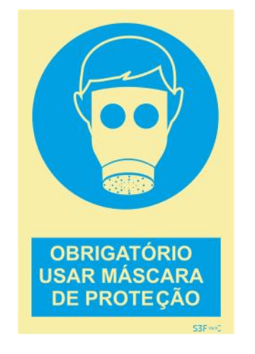 Sinais de Obrigação - Vinil 150x200mm
