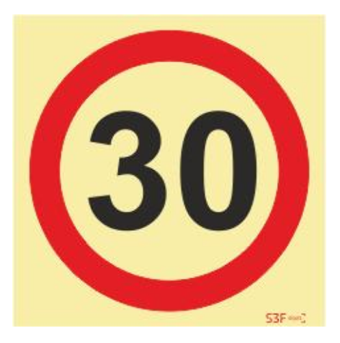 Sinais de Parque de Estacionamento - Fotoluminescente 1F. 200x200mm