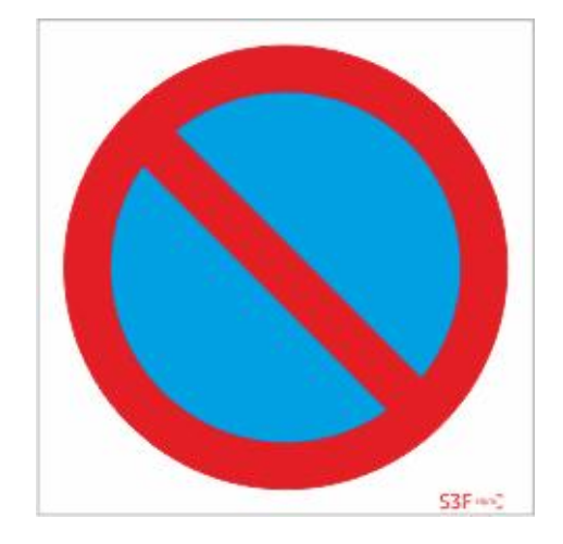 Sinais de Parque de Estacionamento - Fotoluminescente 1F. 200x200mm
