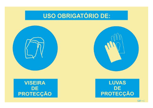 Sinal Composto - PVC Opaco 400x300mm