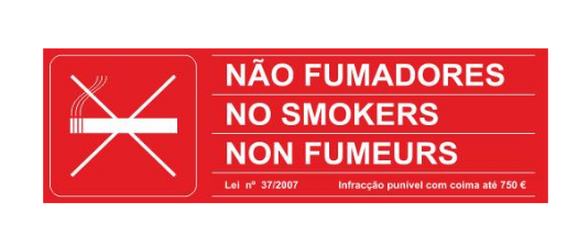 Sinal de Condomínio - PVC Opaco 200x70mm