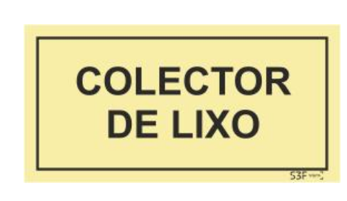 Sinal de Condomínio - Vinil 200x100mm