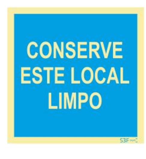 Sinal de Informação - PVC Opaco 150x150mm