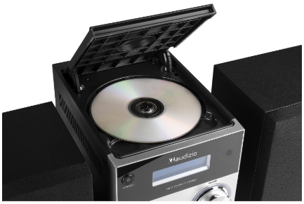 Sistema Hi-Fi Metz 30W Bluetooh/CD/DAB+/FM/USB (Alumínio) - AUDIZIO