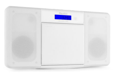 Sistema Hi-Fi Stereo Nimes 50W Bluetooh/CD/FM/USB (Branco) - AUDIZIO
