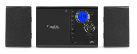Sistema Hi-Fi Stereo Reims 40W Bluetooh/CD/FM/USB (Preto) - AUDIZIO