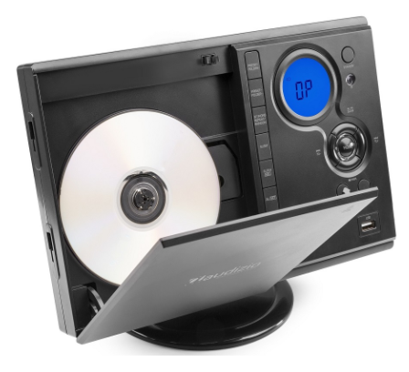 Sistema Hi-Fi Stereo Reims 40W Bluetooh/CD/FM/USB (Preto) - AUDIZIO