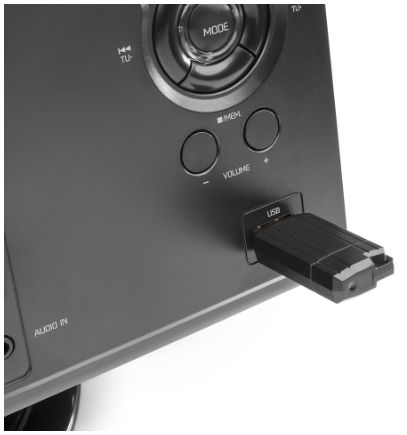 Sistema Hi-Fi Stereo Reims 40W Bluetooh/CD/FM/USB (Preto) - AUDIZIO