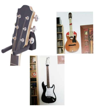 Suporte Cabide Parede p/ Guitarra - MALATEC