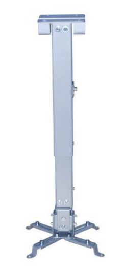 Suporte Tecto p/ Video Projectores (Prateado) - TooQ