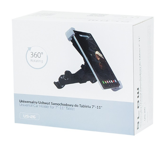 Suporte Universal de Tablets 7" a 11" p/ Carro c/ Suporte Encosto Cabeça - BLOW US-26