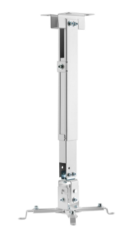Suporte de Tecto Inox p/ Projetores Branco (até 560 mm) - AISENS