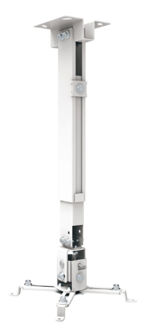 Suporte de Tecto Inox p/ Projetores Branco (até 560 mm) - AISENS