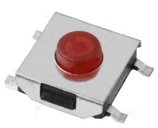 Tact Switch SMD SPST-NO OFF-(ON) - 6,2 x 6,2mm