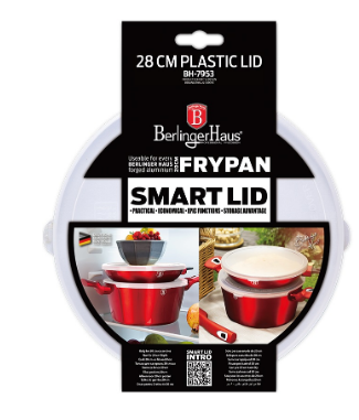Tampa Plástica p/ Frigideira (28cm) - BERLINGER HAUS