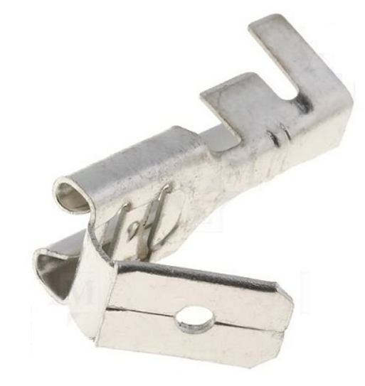 Terminal 6,3mm Macho-Femea (1,5 / 2,5mm2)