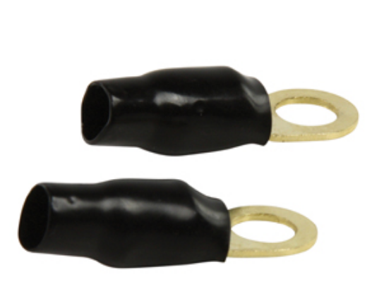 Terminal Ring Preto c/ Protecção 12mm