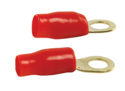 Terminal Ring Vermelho c/ Protecção 12mm