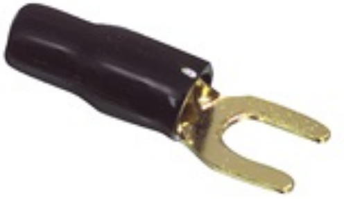 Terminal Spade Preto 8mm