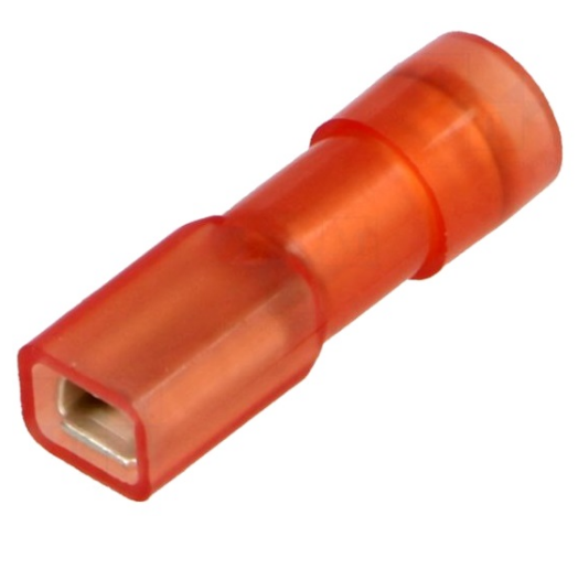 Terminal de Ligação Isolado Vermelho 2,8mm - Femea