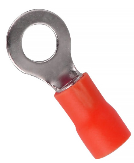 Terminal de Olhal Isolado Vermelho 4,3mm