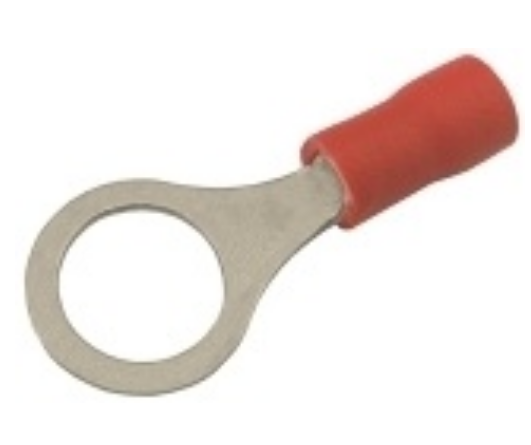 Terminal de Olhal Isolado Vermelho 8,4mm