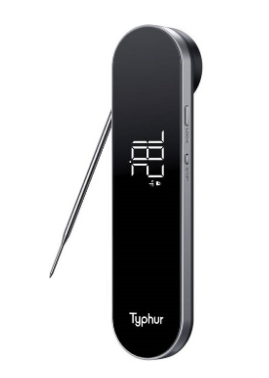 Termómetro Digital InstaProbe Core c/ Sonda IP67 (Preto) - TYPHUR