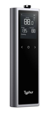 Termómetro Digital Sync One c/ Sonda s/ Fios IPX8 (Cinzento/Preto) - TYPHUR