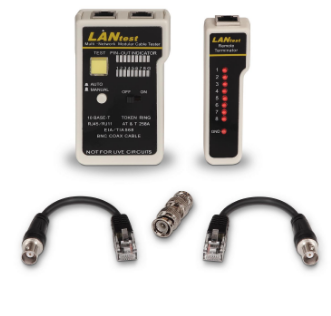 Testador Cabo de Rede UTP/STP (Preto/Cinzento) - AISENS
