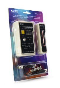 Testador Cabos de Rede RJ11/12/45 e Coaxial - Nanocable