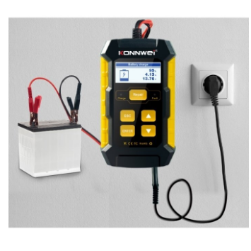 Testador/Medidor Diagnóstico "3-EM-1" de Baterias AUTO 12V c/ Funções de Teste, Reparação e Recarga