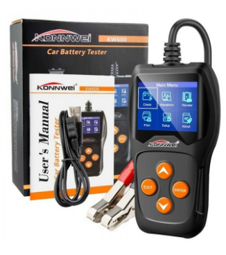 Testador/Medidor de Baterias Profissional 12V Auto/Moto