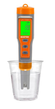 Testador de Qualidade da Água (pH) "4-EM-1" c/ Display LED
