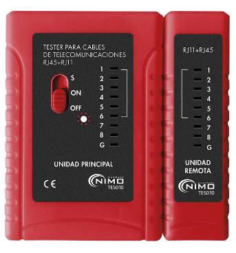 Testador de Rede RJ11, RJ12, RJ45 - NIMO
