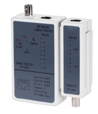 Testador de Rede RJ45/BNC