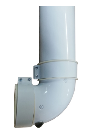 Tubo de Evacuação de Fumo p/ Esquentadores CCEP110GBNOX/CCEP110GNNOX - CORBERÓ