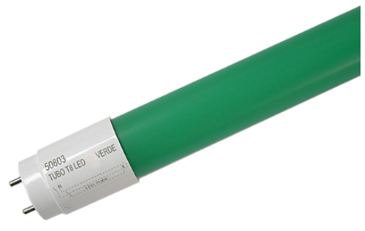 Tubo de LEDs T8 60cm 8W 700Lm 240º (Verde)