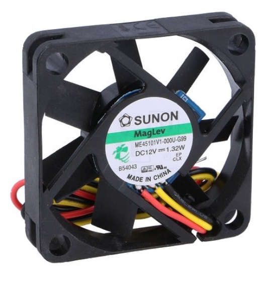 Ventilador 45x45x10mm 12V (3 Fios) - SUNON