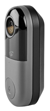 Vídeo Porteiro SmartLife Full HD 1080p Wi-Fi c/ 4 Melodias (Preto/Cinza) - NEDIS