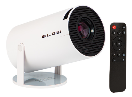 Vídeo Projetor Portátil 4K Android Full HD (Branco) - BLOW