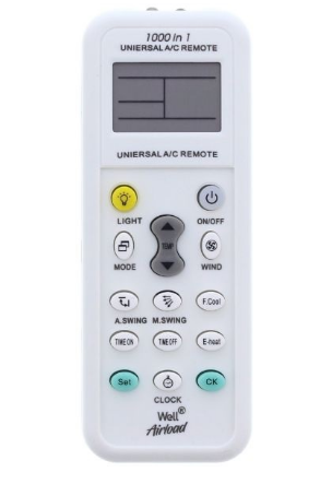 Comando Universal Ar Condicionado +1000 MARCAS - WELL