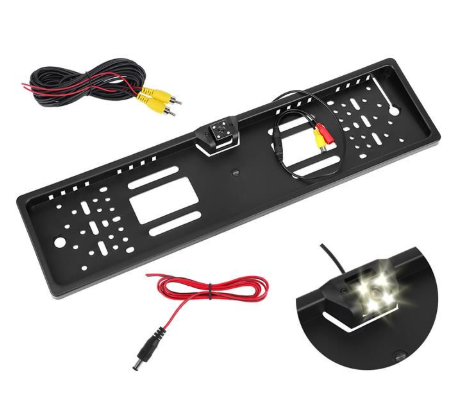 Placa Traseira de Matricula c/ Camara Marcha-a-Trás